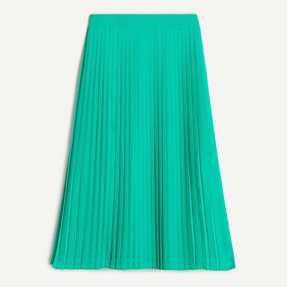 JCrew midi length pleated skirt